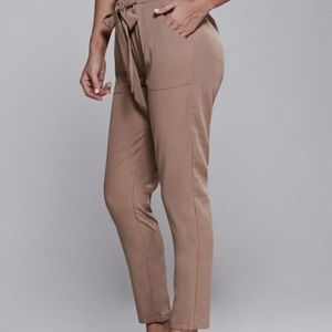 High Waisted Belted Trousers